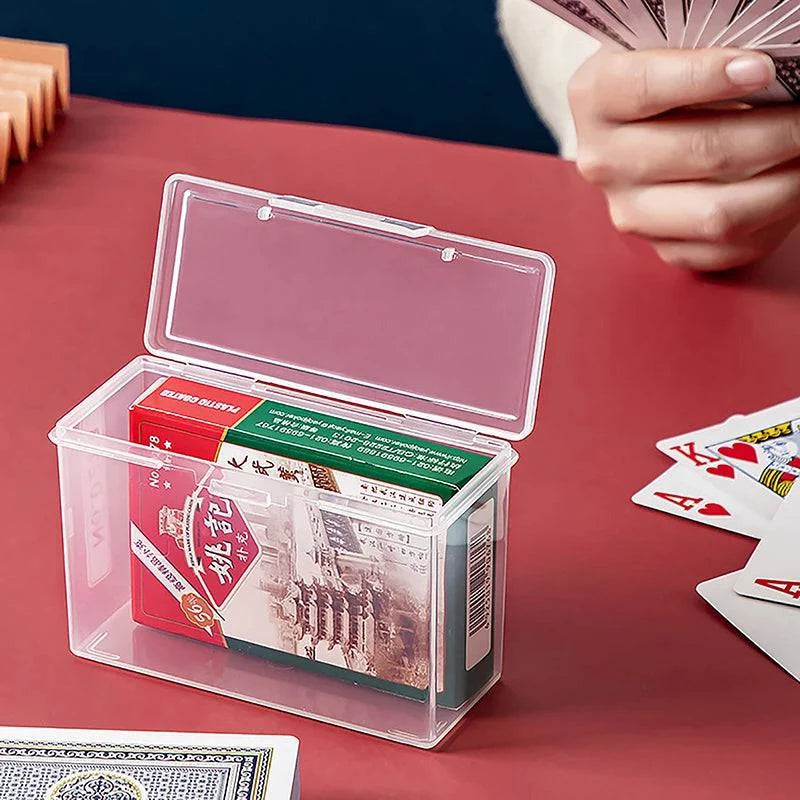 Premium Clear Polypropylene Playing Card Storage Case - Durable Transparent Box for Card Protection and Organization - Home Fads 