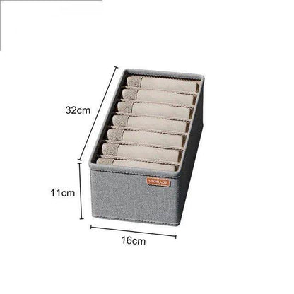 Premium Cloth Drawer Organizer for Wardrobe - Underwear, Socks, and Clothing Storage Box - Home Fads 