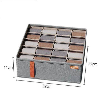 Premium Cloth Drawer Organizer for Wardrobe - Underwear, Socks, and Clothing Storage Box - Home Fads 