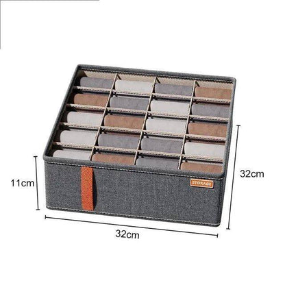 Premium Cloth Drawer Organizer for Wardrobe - Underwear, Socks, and Clothing Storage Box - Home Fads 