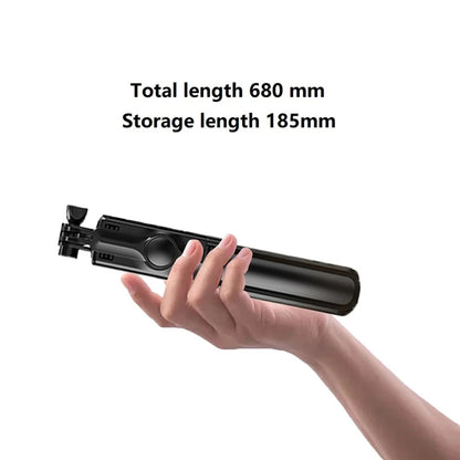 Premium Foldable Bluetooth Selfie Stick Tripod with Optional LED Fill Light, Remote Shutter Control for Android and iPhone Devices - Home Fads 