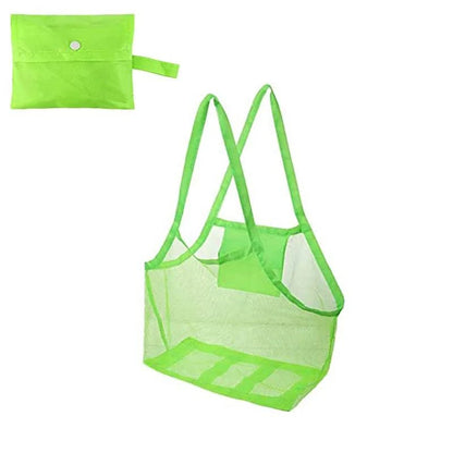 Premium Mesh Beach Tote Bag - Spacious Storage Solution for Children's Beach Essentials - Home Fads 