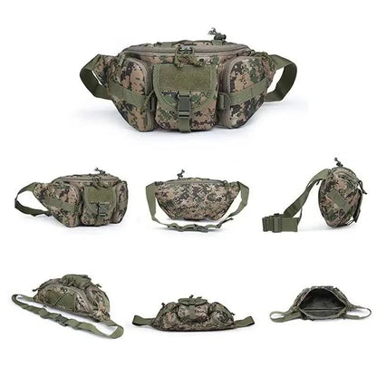 Premium Outdoor Waterproof Waist Bag - Camouflage Gear Pack for Men's Hunting, Hiking, and Climbing - Home Fads 