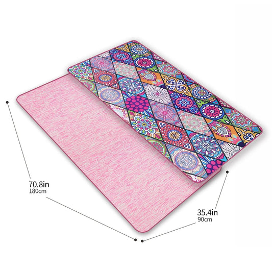 Premium Quick-Dry Microfiber Beach Towel - Oversized 35*71in, Super Absorbent, Printed Design, Ideal for Beach, Pool, and Fitness - Home Fads 