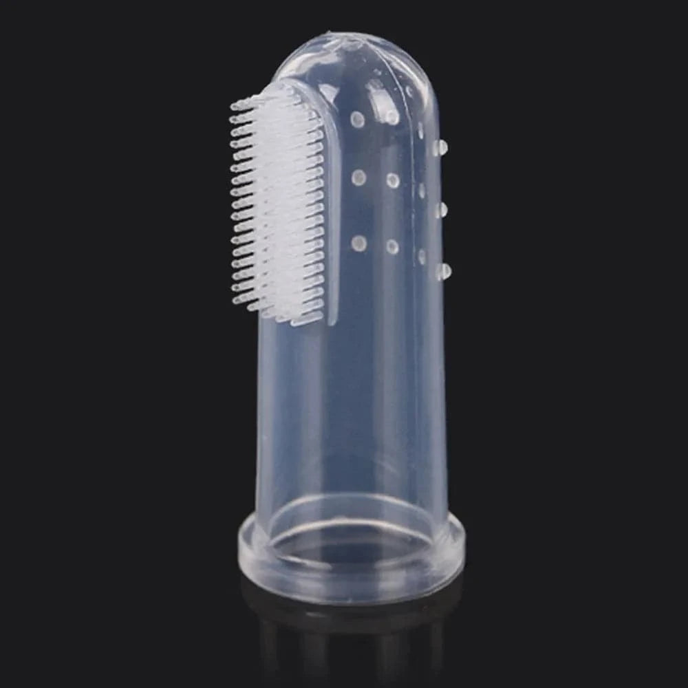 Premium Soft Pet Finger Toothbrush for Dogs and Cats - Gentle Dental Care Tool for Bad Breath, Tartar, and Teeth Cleaning - 1/3 Pieces - Home Fads 