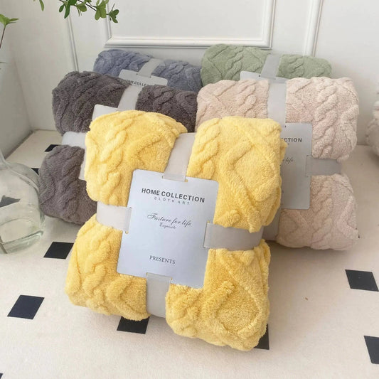 Premium Winter Sherpa Blanket: Soft Sofa Cover, Travel Wrap, Kids Bedspread - Luxurious Home Textile - Home Fads 