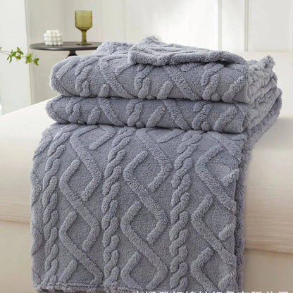 Premium Winter Sherpa Blanket: Soft Sofa Cover, Travel Wrap, Kids Bedspread - Luxurious Home Textile - Home Fads 