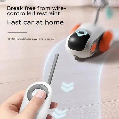 Premium Wireless Remote-Controlled Car Toy for Cats - Interactive Fun for Felines - Home Fads 