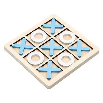 Premium Wooden Tic Tac Toe Board Game - Ideal for Family Fun and Outdoor Entertainment - Home Fads 