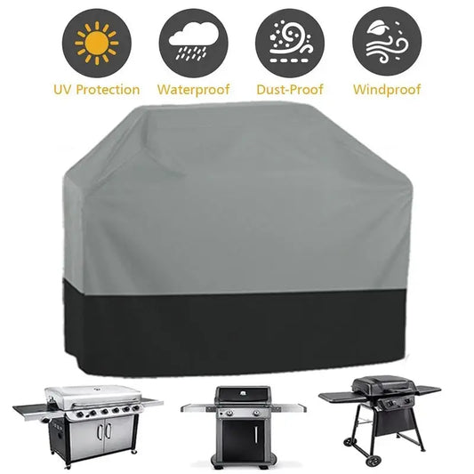 Premium Waterproof BBQ Grill Cover – Heavy-Duty 210T Oxford Fabric, UV-Resistant, Weatherproof Outdoor Protection for Charcoal & Gas Grills – 5 Size Options - Home Fads