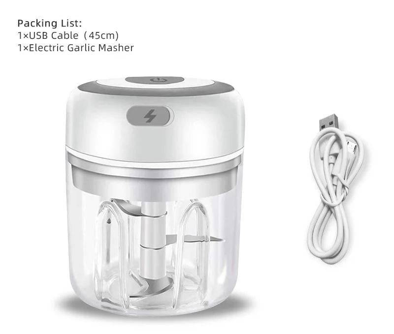 Professional Electric Mini Garlic Chopper & Food Processor - USB Rechargeable - Home Fads 