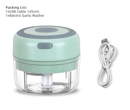 Professional Electric Mini Garlic Chopper & Food Processor - USB Rechargeable - Home Fads 