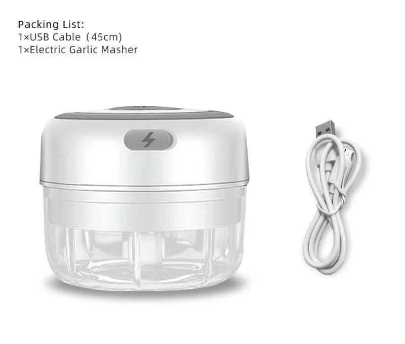 Professional Electric Mini Garlic Chopper & Food Processor - USB Rechargeable - Home Fads 