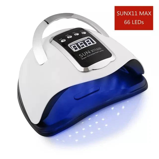 Professional LED UV Nail Drying Lamps - 168W, 280W, 120W, and 80W Options with Auto Sensor - Home Fads 