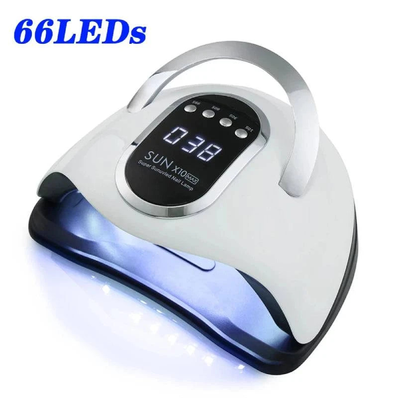 Professional LED UV Nail Drying Lamps - 168W, 280W, 120W, and 80W Options with Auto Sensor - Home Fads 