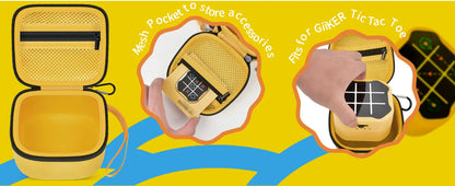 Protective Case for Tic Tac Toe Bolt Game – 3-in-1 Handheld Puzzle Game Console, Fidget Toys & Accessories Storage Organizer - Home Fads 