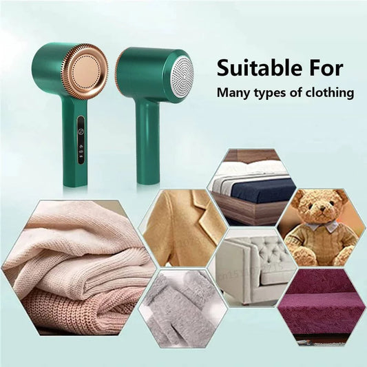 Rechargeable Electric Lint Remover V20: Fabric Shaver &amp; Fuzz Pellet Trimmer for Garments - Home Fads 