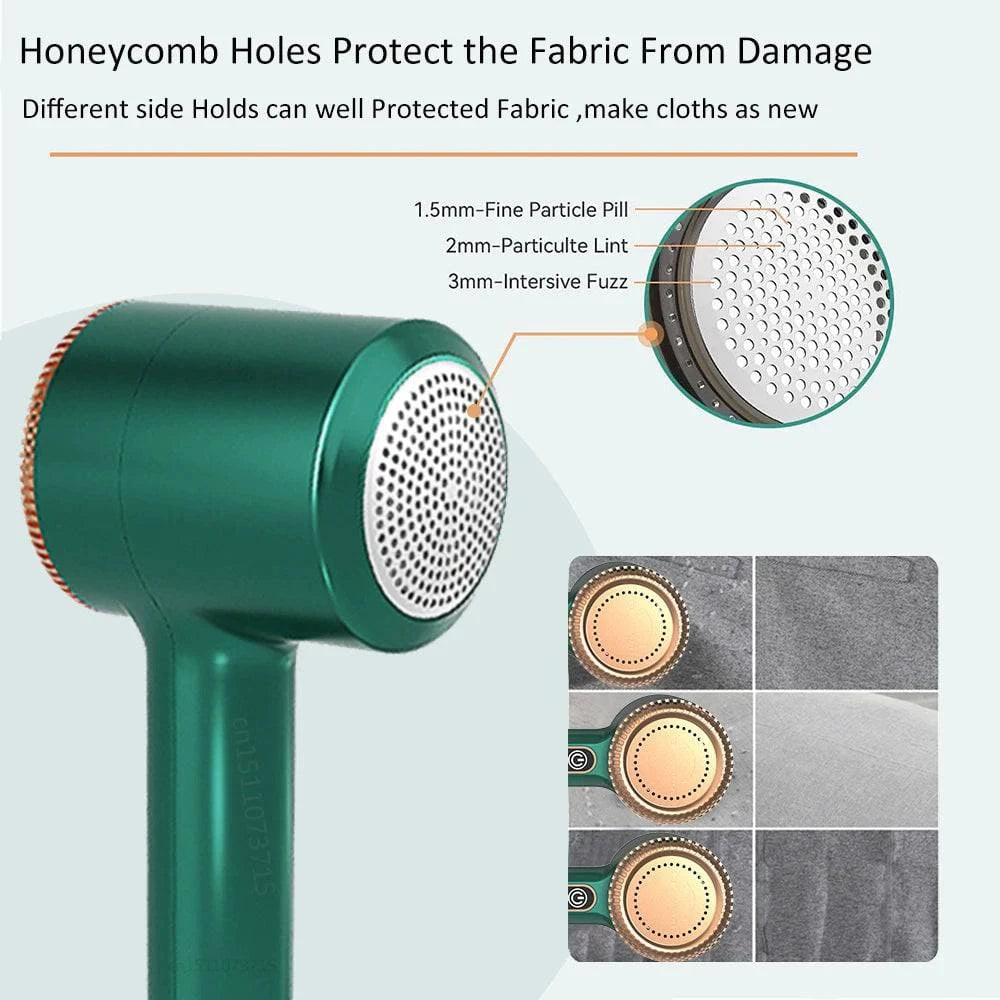 Rechargeable Electric Lint Remover V20: Fabric Shaver and Fuzz Pellet Trimmer for Garments - Home Fads 