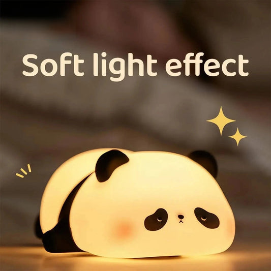 Rechargeable Silicone LED Night Light – Cute Animal Shapes for Kids’ Rooms with Timer, USB Charging, and Safe Soft Glow - Home Fads 
