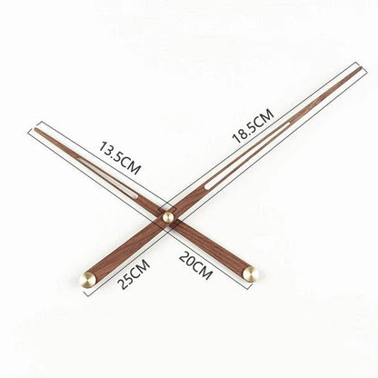 Refined Spanish Wall Clock Hands Set with Geometric Design - Antique Style - Enhancing Living Room Décor - Home Fads 