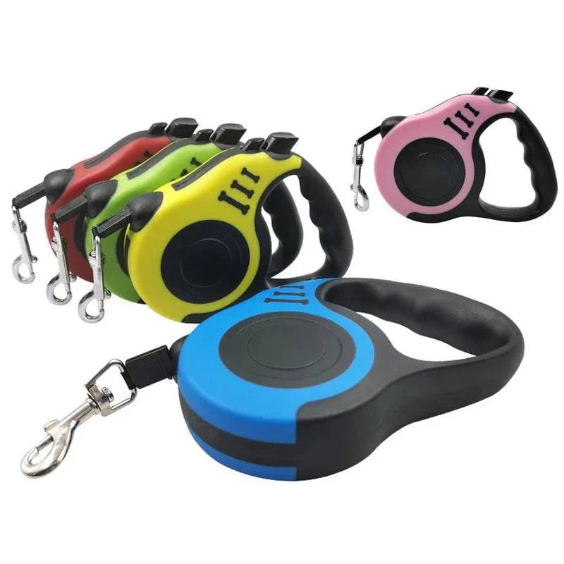 Retractable Dog Leash - Automatic Flexible Traction Rope for Small, Medium, and Large Dogs - Home Fads 