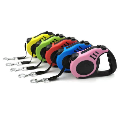 Retractable Dog Leash - Automatic Flexible Traction Rope for Small, Medium, and Large Dogs - Home Fads 