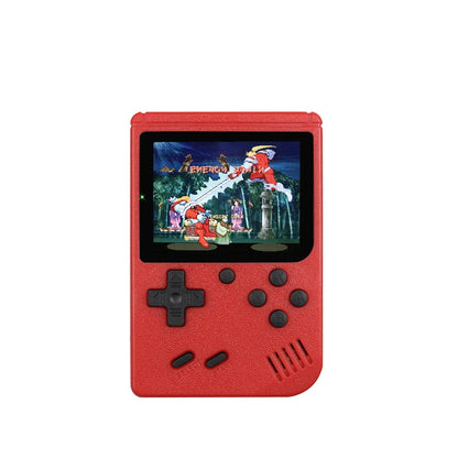 Retro Handheld Game Console – 8-Bit 3.0" & 2.6" Color LCD, One-Player & Two-Player Options, 500 Built-In Games, TV Compatibility - Home Fads 