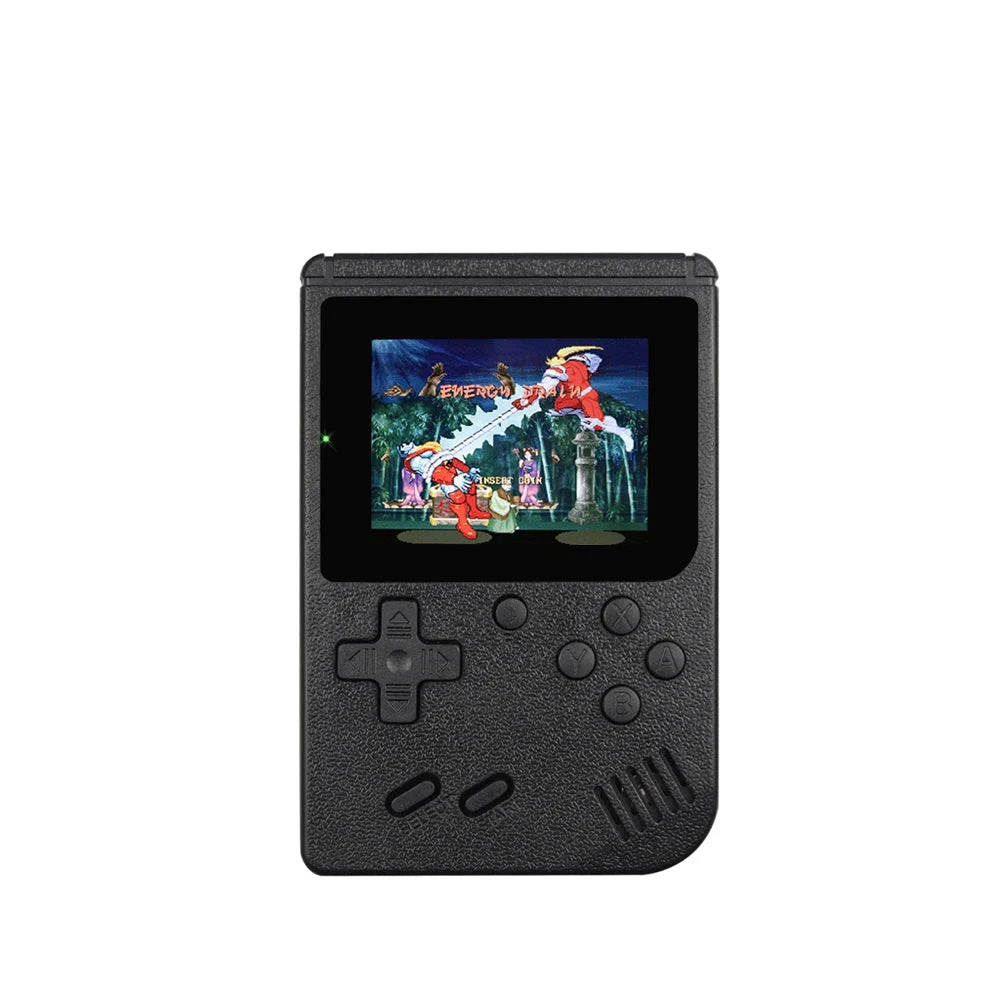 Retro Handheld Game Console – 8-Bit 3.0" & 2.6" Color LCD, One-Player & Two-Player Options, 500 Built-In Games, TV Compatibility - Home Fads 