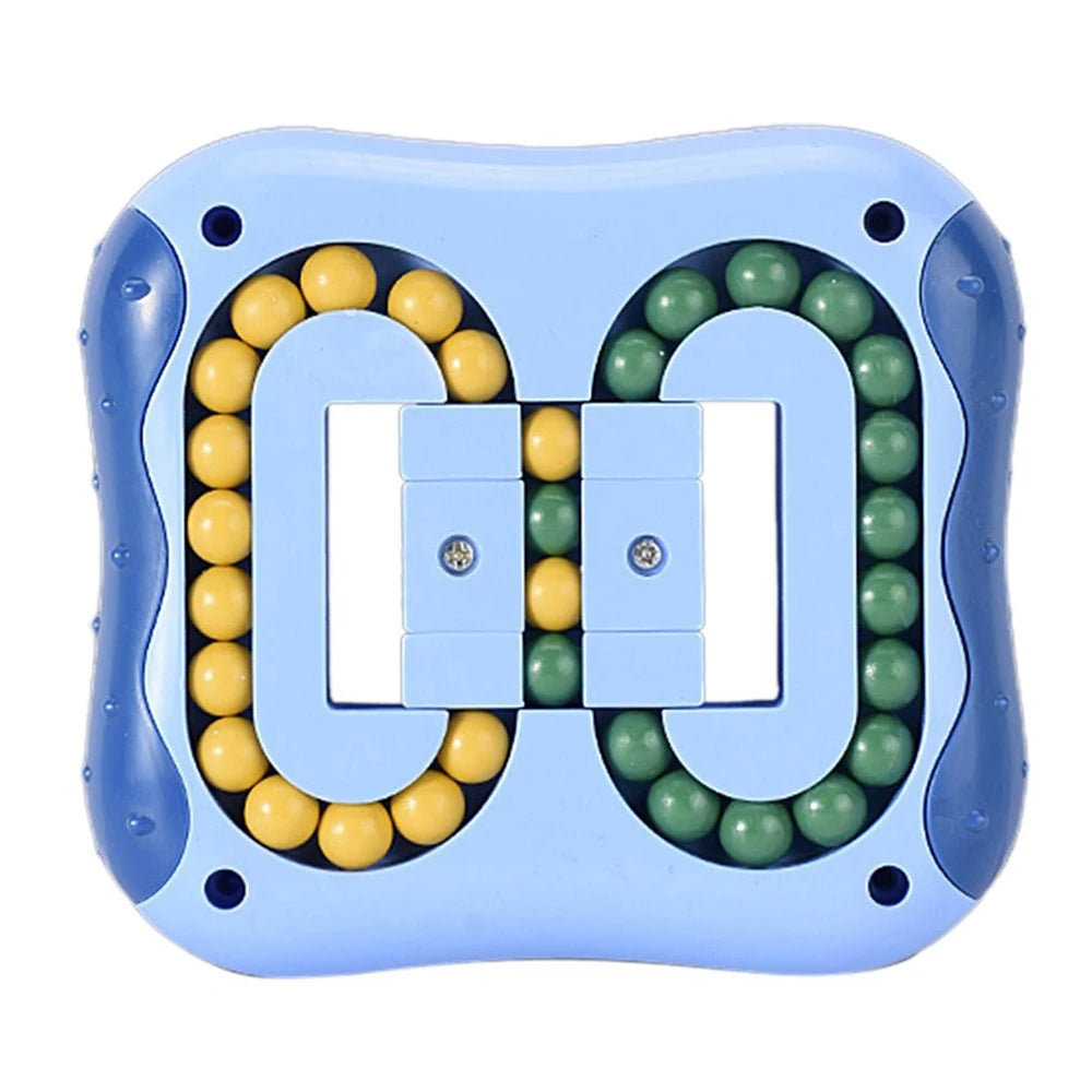 Rotating Magic Bean Cube Square Rotate Slide Puzzle Bead Fidget Toy Brain Teaser Stress Relief Educational Game for Kid Adult - Home Fads 