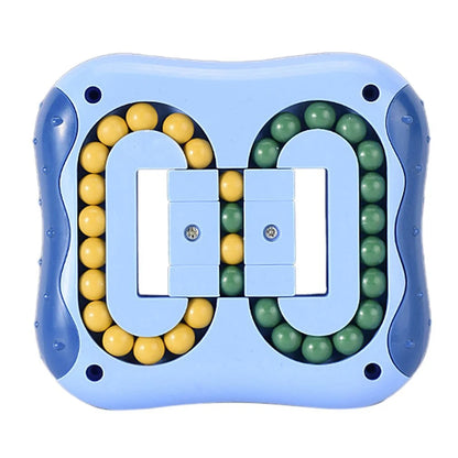 Rotating Magic Bean Cube Square Rotate Slide Puzzle Bead Fidget Toy Brain Teaser Stress Relief Educational Game for Kid Adult - Home Fads 