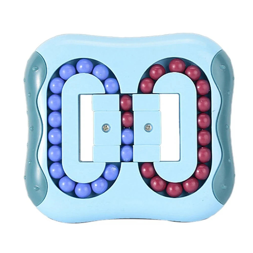 Rotating Magic Bean Cube Square Rotate Slide Puzzle Bead Fidget Toy Brain Teaser Stress Relief Educational Game for Kid Adult - Home Fads 