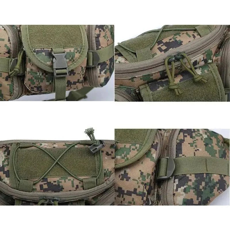 Premium Outdoor Waterproof Waist Bag - Camouflage Gear Pack for Men's Hunting, Hiking, and Climbing - Home Fads