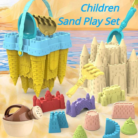 Beach Castle Bucket Sand Play Set - Outdoor Kids Summer Toys - Home Fads