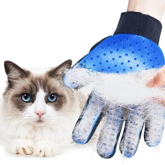 Pet Grooming Gloves - Effective Hair Removal, Massage, and Cleaning for Cats and Dogs - Home Fads