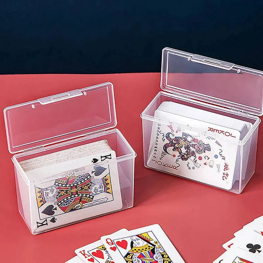 Premium Clear Polypropylene Playing Card Storage Case - Durable Transparent Box for Card Protection and Organization - Home Fads