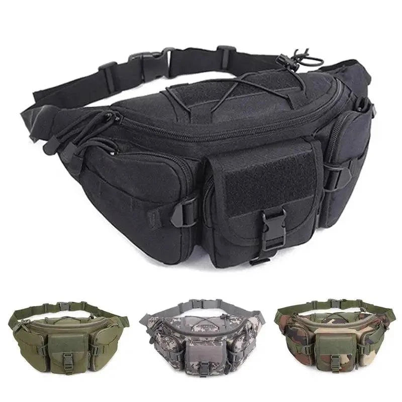 Premium Outdoor Waterproof Waist Bag - Camouflage Gear Pack for Men's Hunting, Hiking, and Climbing - Home Fads