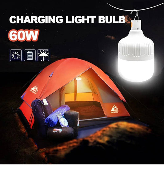 Portable Waterproof LED Camping Bulb - USB Rechargeable Emergency Light for Indoor and Outdoor Activities - Home Fads