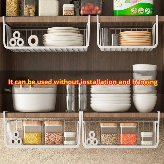 Organizer Storage Rack - Space-Saving Solution for Kitchen and Wardrobe - Home Fads