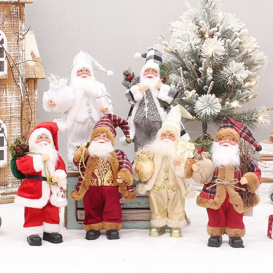 Santa Claus Holiday Figurine – Seasonal Home and Party Décor - Home Fads 