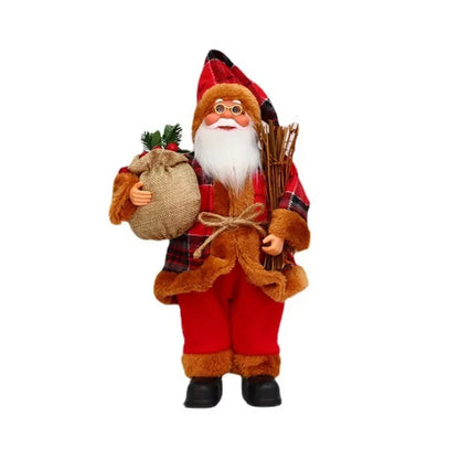 Santa Claus Holiday Figurine – Seasonal Home and Party Décor - Home Fads 