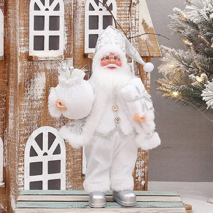 Santa Claus Holiday Figurine – Seasonal Home and Party Décor - Home Fads 