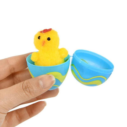 Set of 12 / 24 Colorful Plastic Fillable Eggs – Ideal for Kids’ Favors, Parties, Home Decor, and Candy Gift Packaging - Home Fads 