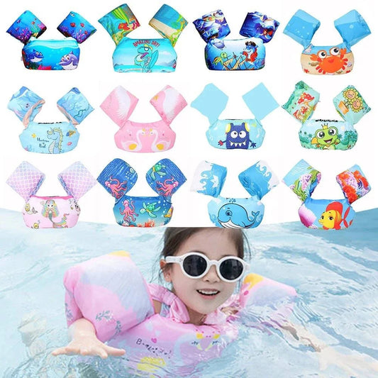 Children's Cartoon Swimming Armband Vest - Safe and Durable Floatation Aid for Kids - Home Fads