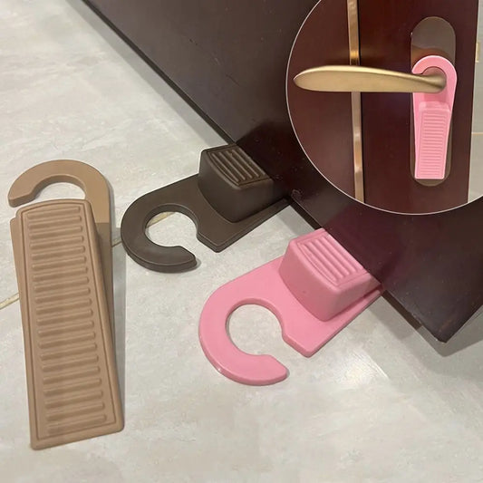 Silicone Door Stopper – Wall Protector with Strong Suction and Noise-Reducing Anti-Collision Buffer – Self-Adhesive Storage or Hook-Hanging Design - Home Fads 