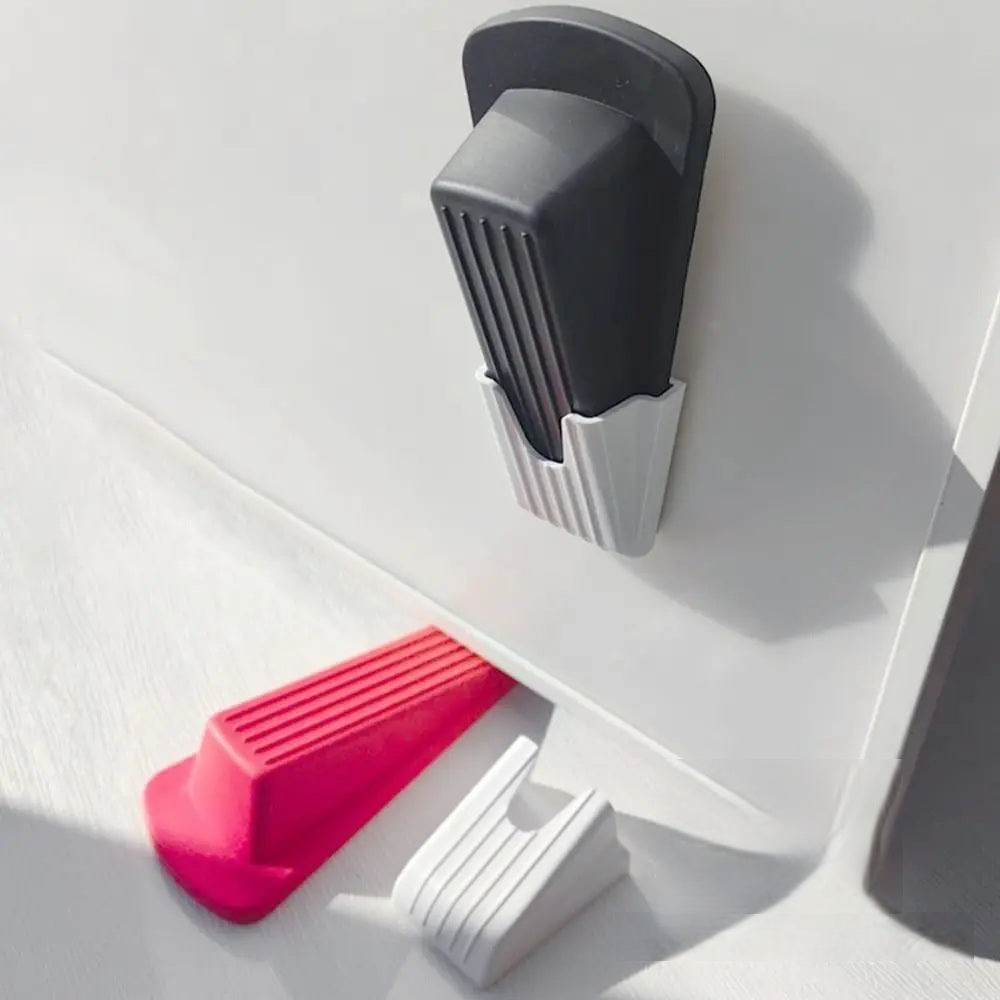 Silicone Door Stopper – Wall Protector with Strong Suction and Noise-Reducing Anti-Collision Buffer – Self-Adhesive Storage or Hook-Hanging Design - Home Fads 