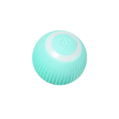 Smart Interactive Cat Toy: Automatic Bouncing Ball for Self Play with LED Lights and Sound Sensor - Rolling or Jumping Variants - Home Fads 