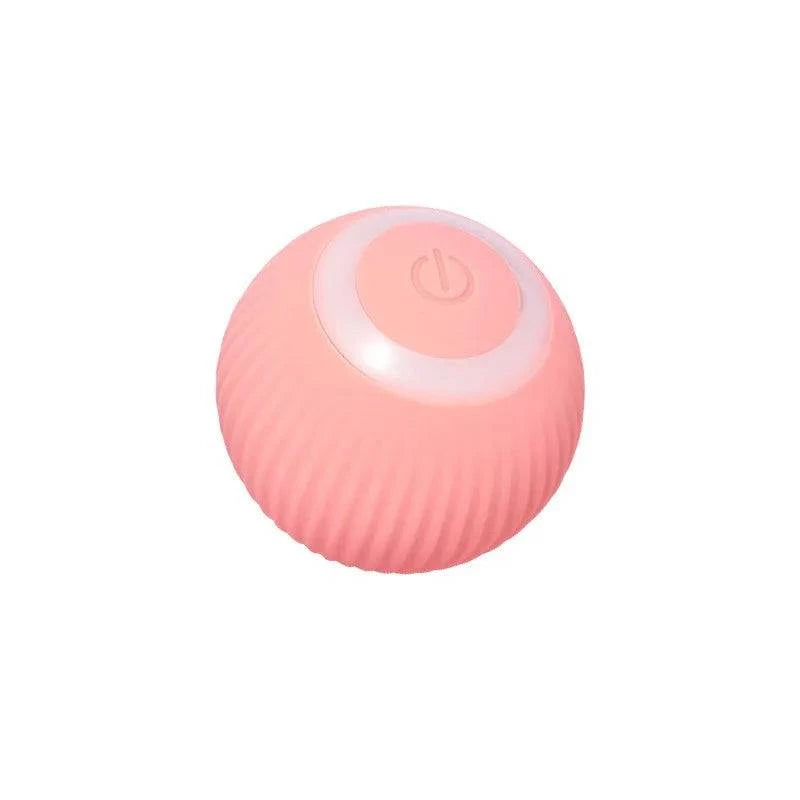 Smart Interactive Cat Toy: Automatic Bouncing Ball for Self Play with LED Lights and Sound Sensor - Rolling or Jumping Variants - Home Fads 