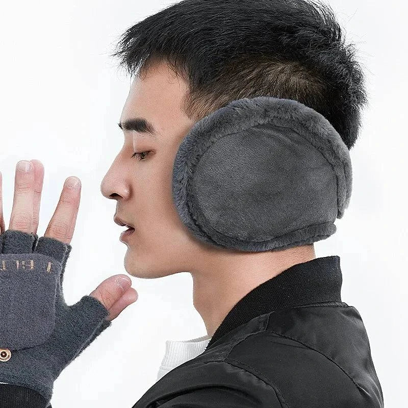 Soft Windproof Cashmere Earmuffs - Winter Ear Warmers for Men and Women - Home Fads 