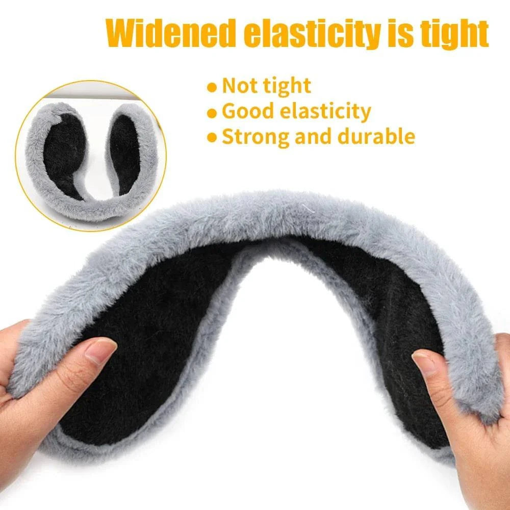 Soft Windproof Cashmere Earmuffs - Winter Ear Warmers for Men and Women - Home Fads 