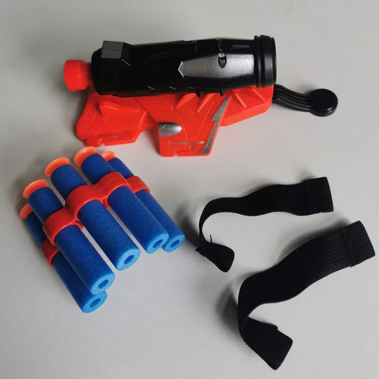 Spiderman Figure Toy & Cosplay Glove Launcher Set for Kids - Hero Wrist Launcher, Plastic Model - Home Fads 